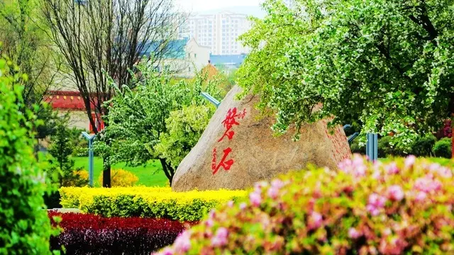 青海民族大学风光